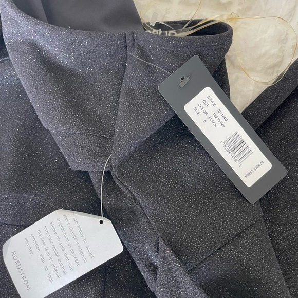 Bebe black glitter halter jumpsuit - Picture 4 of 9